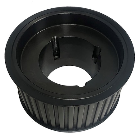 B&B Manufacturing TL40H300, Timing Pulley, Cast Iron, Black Oxide,  TL40H300